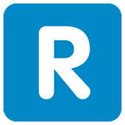 🇷 Emoji Letra do símbolo indicador regional R na Twitter Twemoji 12.1.3.