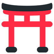 Emoji ⛩️ Santuario Shintoista su Twitter Twemoji 12.1.3.