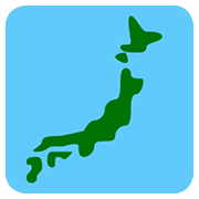 Emoji 🗾 Mappa Del Giappone su Twitter Twemoji 12.1.3.