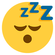 😴 Emoji Rosto Dormindo na Twitter Twemoji 12.1.3.