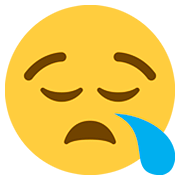 😪 Emoji schläfriges Gesicht Twitter Twemoji 12.1.3.