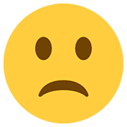 Emoji 🙁 Faccina Leggermente Imbronciata su Twitter Twemoji 12.1.3.