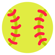 🥎 Emoji Pelota De Softball en Twitter Twemoji 12.1.3.
