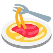 🍝 Emoji Espaguete na Twitter Twemoji 12.1.3.