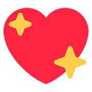 💖 Emoji Corazón Brillante en Twitter Twemoji 12.1.3.