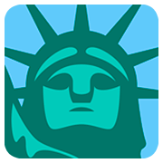 🗽 Emoji Estatua De La Libertad en Twitter Twemoji 12.1.3.