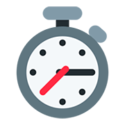 Emoji ⏱️ Cronometro su Twitter Twemoji 12.1.3.