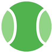 Emoji 🎾 Tennis su Twitter Twemoji 12.1.3.