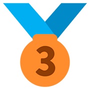 Émoji 🥉 Médaille De Bronze sur Twitter Twemoji 12.1.3.