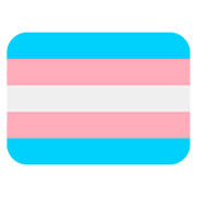 🏳️‍⚧ Emoji Bandera del orgullo transgénero en Twitter Twemoji 12.1.3.