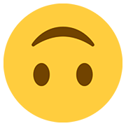 🙃 Emoji umgekehrtes Gesicht Twitter Twemoji 12.1.3.