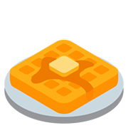 Emoji 🧇 Waffle su Twitter Twemoji 12.1.3.