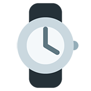 ⌚ Emoji Reloj en Twitter Twemoji 12.1.3.