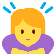 🙇‍♀️ Emoji Mujer Haciendo Una Reverencia en Twitter Twemoji 12.1.3.