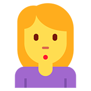 🙎‍♀️ Emoji Mujer Haciendo Pucheros en Twitter Twemoji 12.1.3.