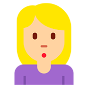 🙎🏼‍♀️ Emoji Mujer Haciendo Pucheros: Tono De Piel Claro Medio en Twitter Twemoji 12.1.3.