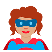Emoji 🦸🏽‍♀️ Supereroina: Carnagione Olivastra su Twitter Twemoji 12.1.3.