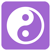 Emoji ☯️ Yin E Yang su Twitter Twemoji 12.1.3.