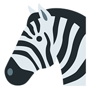 🦓 Emoji Zebra na Twitter Twemoji 12.1.3.