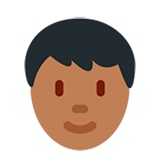 🧑🏾 Emoji Pessoa: Pele Morena Escura na Twitter Twemoji 12.1.