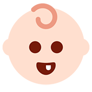 Emoji 👶🏻 Neonato: Carnagione Chiara su Twitter Twemoji 12.1.
