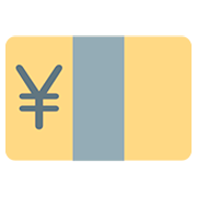 Emoji 💴 Banconota Yen su Twitter Twemoji 12.1.