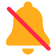 🔕 Emoji Campana Con Signo De Cancelación en Twitter Twemoji 12.1.