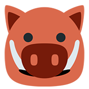 🐗 Emoji Wildschwein Twitter Twemoji 12.1.