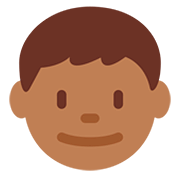 Emoji 👦🏾 Bambino: Carnagione Abbastanza Scura su Twitter Twemoji 12.1.