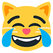 😹 Emoji Katze mit Freudentränen Twitter Twemoji 12.1.