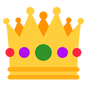 Emoji 👑 Corona su Twitter Twemoji 12.1.