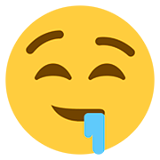 Emoji 🤤 Faccina Che Sbava su Twitter Twemoji 12.1.