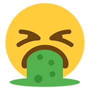 🤮 Emoji kotzendes Gesicht Twitter Twemoji 12.1.