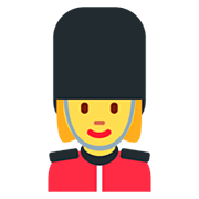 💂‍♀️ Emoji Guardia Mujer en Twitter Twemoji 12.1.