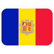 🇦🇩 Emoji Bandera: Andorra en Twitter Twemoji 12.1.