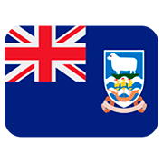 🇫🇰 Emoji Flagge: Falklandinseln Twitter Twemoji 12.1.
