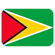 🇬🇾 Emoji Bandeira: Guiana na Twitter Twemoji 12.1.