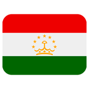 🇹🇯 Emoji Flagge: Tadschikistan Twitter Twemoji 12.1.