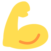 💪 Emoji Bíceps Flexionado en Twitter Twemoji 12.1.