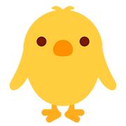 🐥 Emoji Pollito De Frente en Twitter Twemoji 12.1.