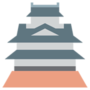 Émoji 🏯 Château Japonais sur Twitter Twemoji 12.1.