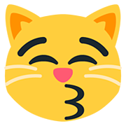 😽 Emoji Gato Besando en Twitter Twemoji 12.1.