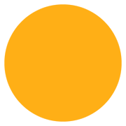 Emoji 🟠 Cerchio Arancione su Twitter Twemoji 12.1.