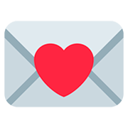 💌 Emoji Carta De Amor en Twitter Twemoji 12.1.