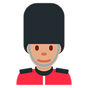 Emoji 💂🏽‍♂️ Guardia Uomo: Carnagione Olivastra su Twitter Twemoji 12.1.