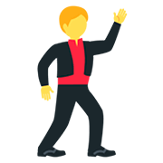 🕺 Emoji Homem Dançando na Twitter Twemoji 12.1.