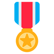 🎖️ Emoji Medalla Militar en Twitter Twemoji 12.1.