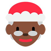 🤶🏿 Emoji Weihnachtsfrau: dunkle Hautfarbe Twitter Twemoji 12.1.