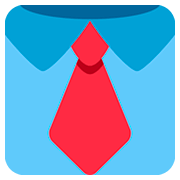 👔 Emoji Hemd mit Krawatte Twitter Twemoji 12.1.