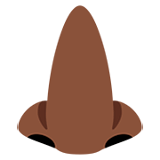 👃🏿 Emoji Nariz: Pele Escura na Twitter Twemoji 12.1.